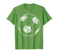 Funny Shamrock Soccer Ball St Patricks T-Shirt - Minimalist Print Unisex - T-Shirt, Sweatshirt, Hoodie