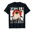 Funny Japanese Catzilla Himalayan Cat T-Shirt - Minimalist Print Unisex - T-Shirt, Sweatshirt, Hoodie