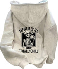 Women's Skull Graphic Hooded Halloween Drawstring - Adult & Kids T-Shirts, Sweatshirts & Hoodies apparel design preview 1