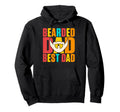 Bearded Dad Best Dad Hoodie - Custom Art Print Men Women - T-Shirt, Sweatshirt, Hoodie