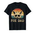 Fox Dad Fox Lovers Daddy Fathers Day T-Shirt - Custom Art Print for Adults - T-Shirt, Sweatshirt, Hoodie