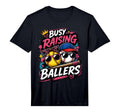 Mens Busy Raising Ballers Softball T-Shirt - Streetwear Style for Adults - T-Shirt, Sweatshirt, Hoodie