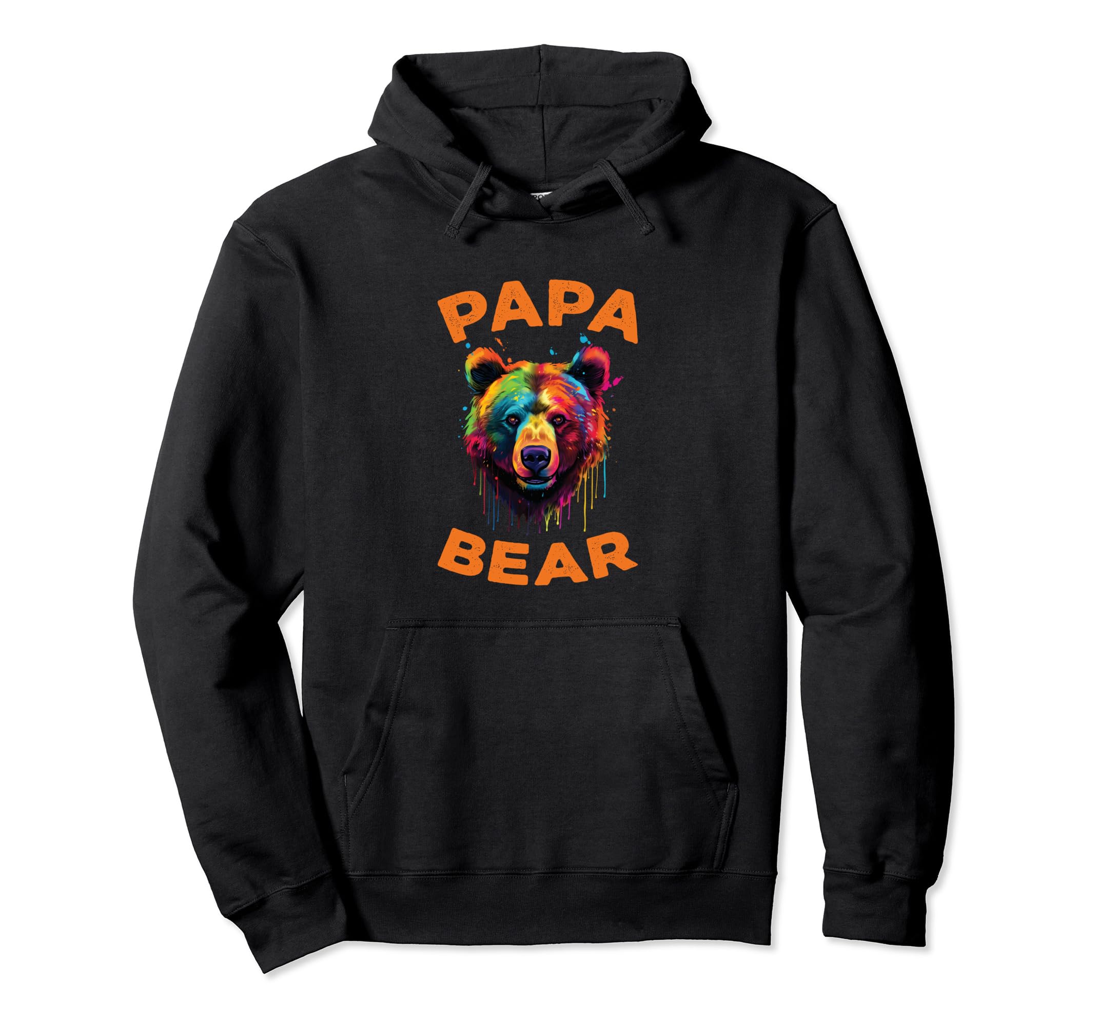 Funny Dad Fathers Day Papa Bear Hoodie - Graphic Print Unisex - T-Shirt, Sweatshirt, Hoodie