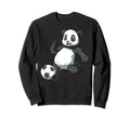 Panda Soccer Panda Playing Soccer Sweatshirt - Aesthetic Graphic Men Women - T-Shirt, Sweatshirt, Hoodie