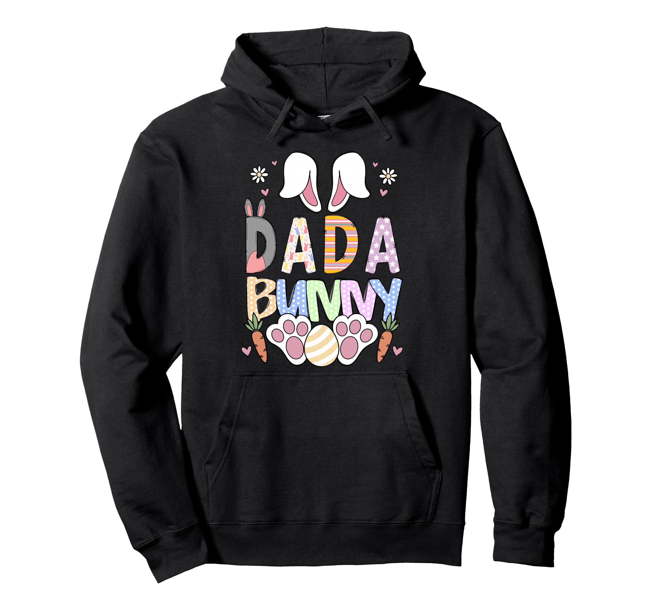 Dada Bunny Ears Easter Family Matching Hoodie - Trendy Graphic Men Women - T-Shirt, Sweatshirt, Hoodie