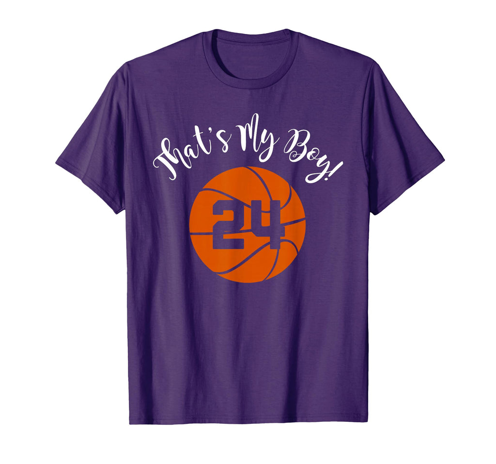 Thats My 24 Basketball Player Mom Or Dad T-Shirt - Graphic Print Unisex - T-Shirt, Sweatshirt, Hoodie