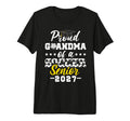Proud Grandma Soccer Senior 2027 Tri T-Shirt - Minimalist Print Men Women - T-Shirt, Sweatshirt, Hoodie