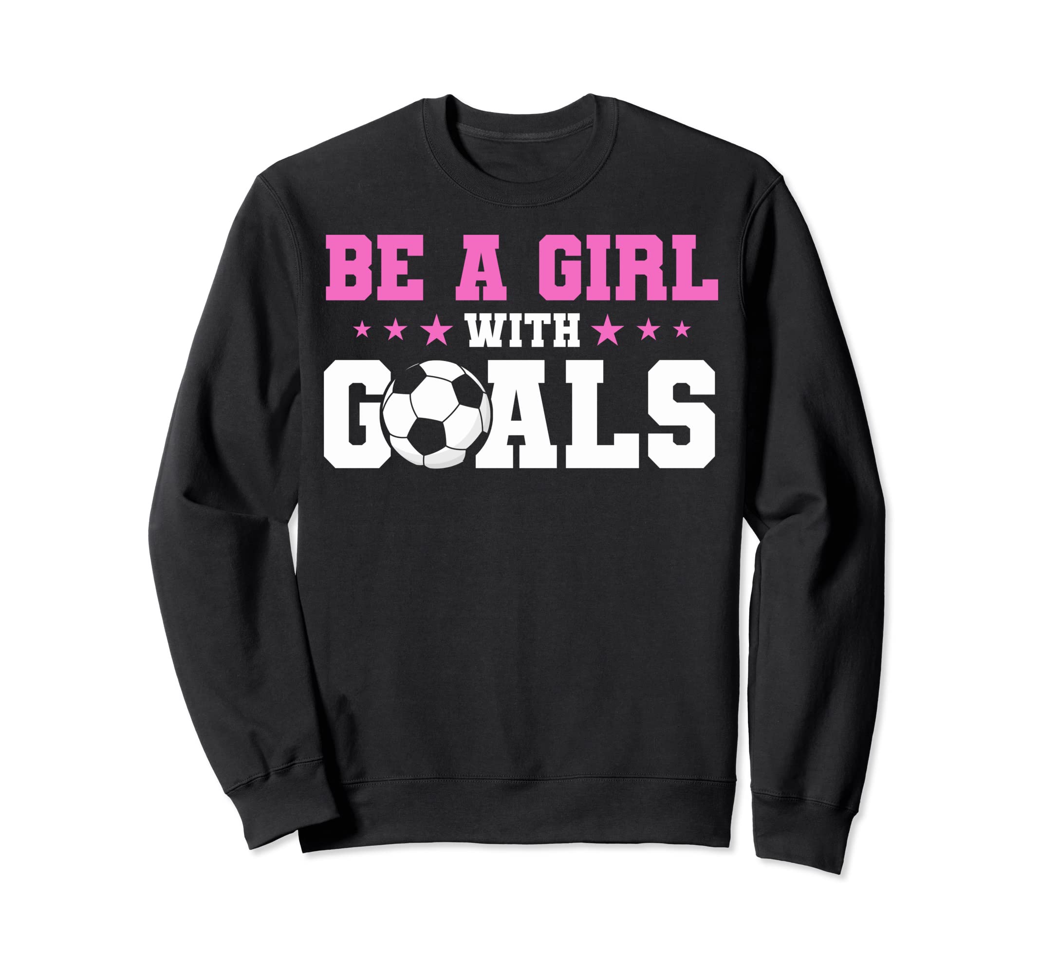 Soccer Fans Soccer Moms Be Goals Sweatshirt - Minimalist Print for Adults - T-Shirt, Sweatshirt, Hoodie