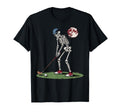 Skeleton Golfer Golf Player Funny Dad T-Shirt - Custom Art Print Men Women - T-Shirt, Sweatshirt, Hoodie