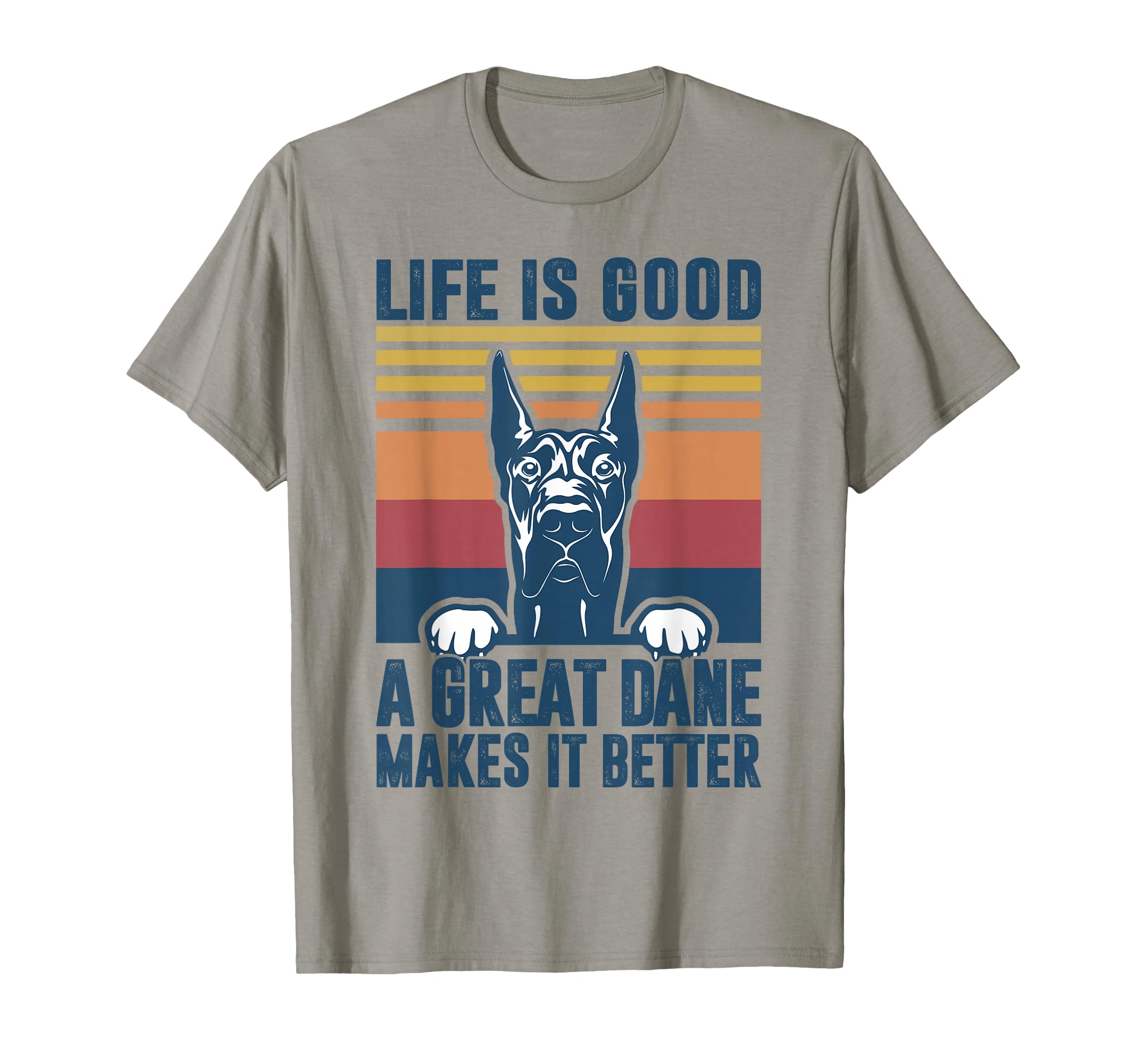 Great Dane Gifts Great Dane Dog Dad T-Shirt - Minimalist Print Men Women - T-Shirt, Sweatshirt, Hoodie