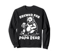 Beer Drinker Brewed Papa Bear Sweatshirt - Fun Novelty Design for Adults - T-Shirt, Sweatshirt, Hoodie