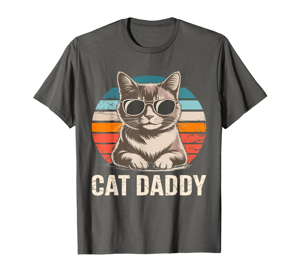 Cat Daddy Cat Lover Dad Fathers Day T-Shirt - Graphic Print Unisex - T-Shirt, Sweatshirt, Hoodie