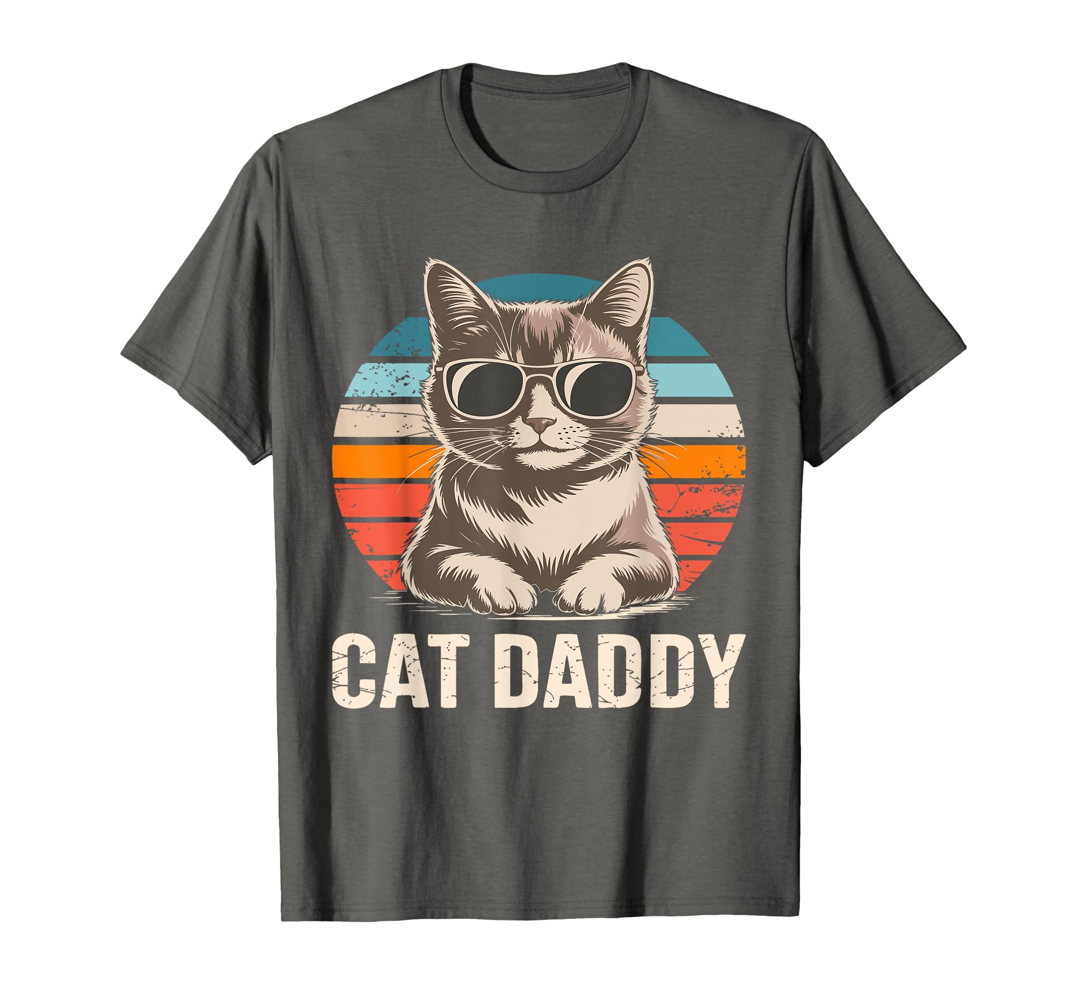 Cat Daddy Cat Lover Dad Fathers Day T-Shirt - Graphic Print Unisex - T-Shirt, Sweatshirt, Hoodie