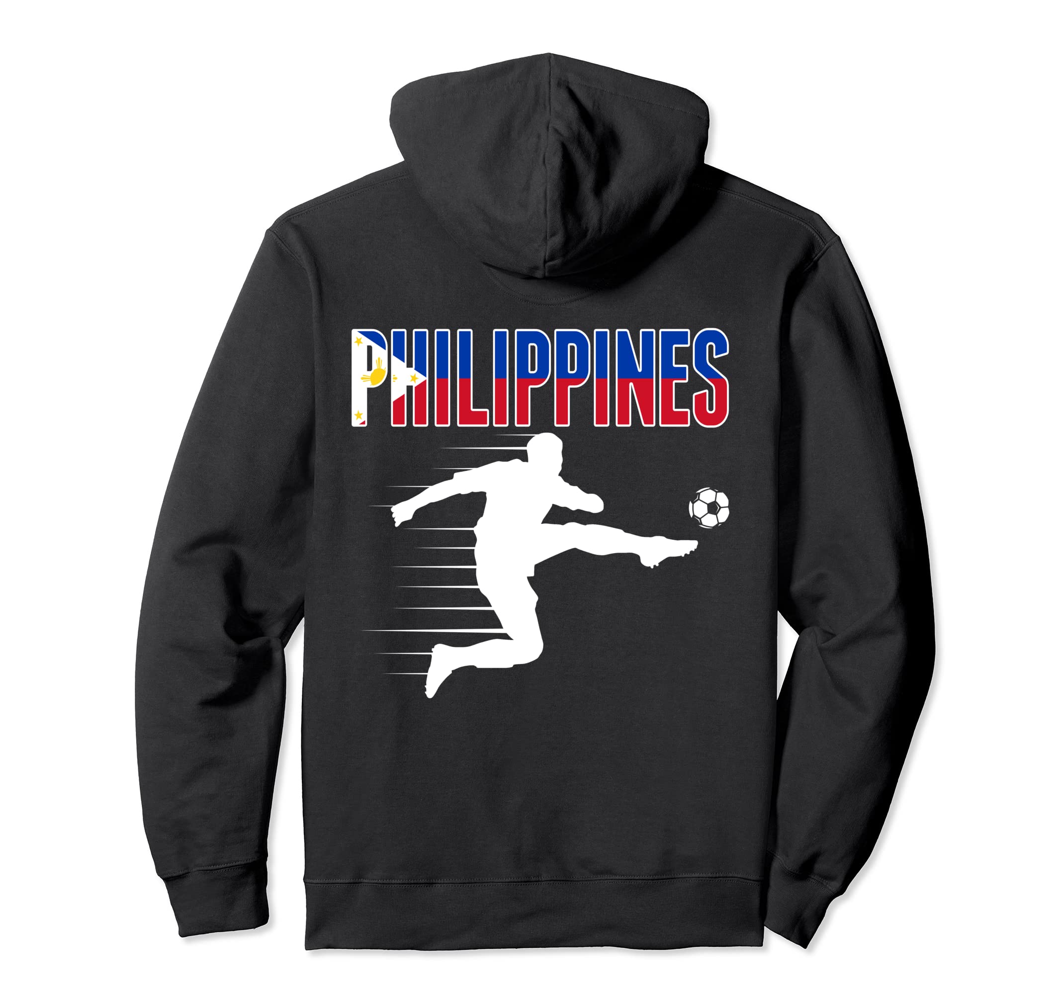 Philippines Soccer Fans Jersey Philippine Hoodie - Graphic Print Unisex - T-Shirt, Sweatshirt, Hoodie