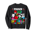 Proud Dad 2024 3Rd Grade Graduate Sweatshirt - Graphic Print for Adults - T-Shirt, Sweatshirt, Hoodie