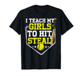 I Teach My To Hit And Steal Softball T-Shirt - Minimalist Print Men Women - T-Shirt, Sweatshirt, Hoodie