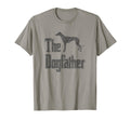 Dogfather Greyhound Silhouette Funny T-Shirt - Unique Graphic Men Women - T-Shirt, Sweatshirt, Hoodie