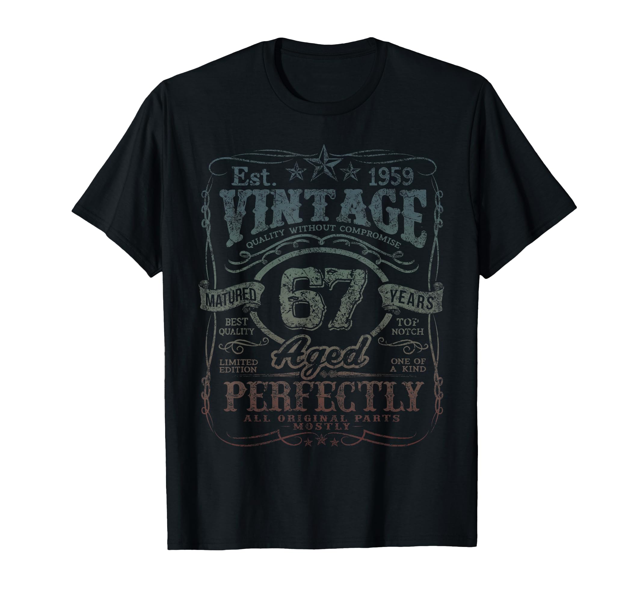 1959 67 Year Old 67Th Birthday T-Shirt - Trendy Graphic Men Women - T-Shirt, Sweatshirt, Hoodie
