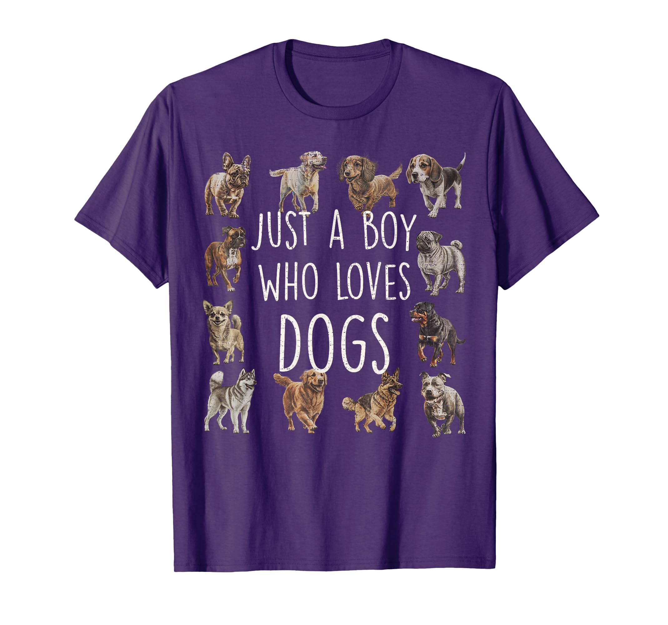Just Who Loves Dogs Funny Puppy Dog T-Shirt - Unique Graphic Men Women - T-Shirt, Sweatshirt, Hoodie