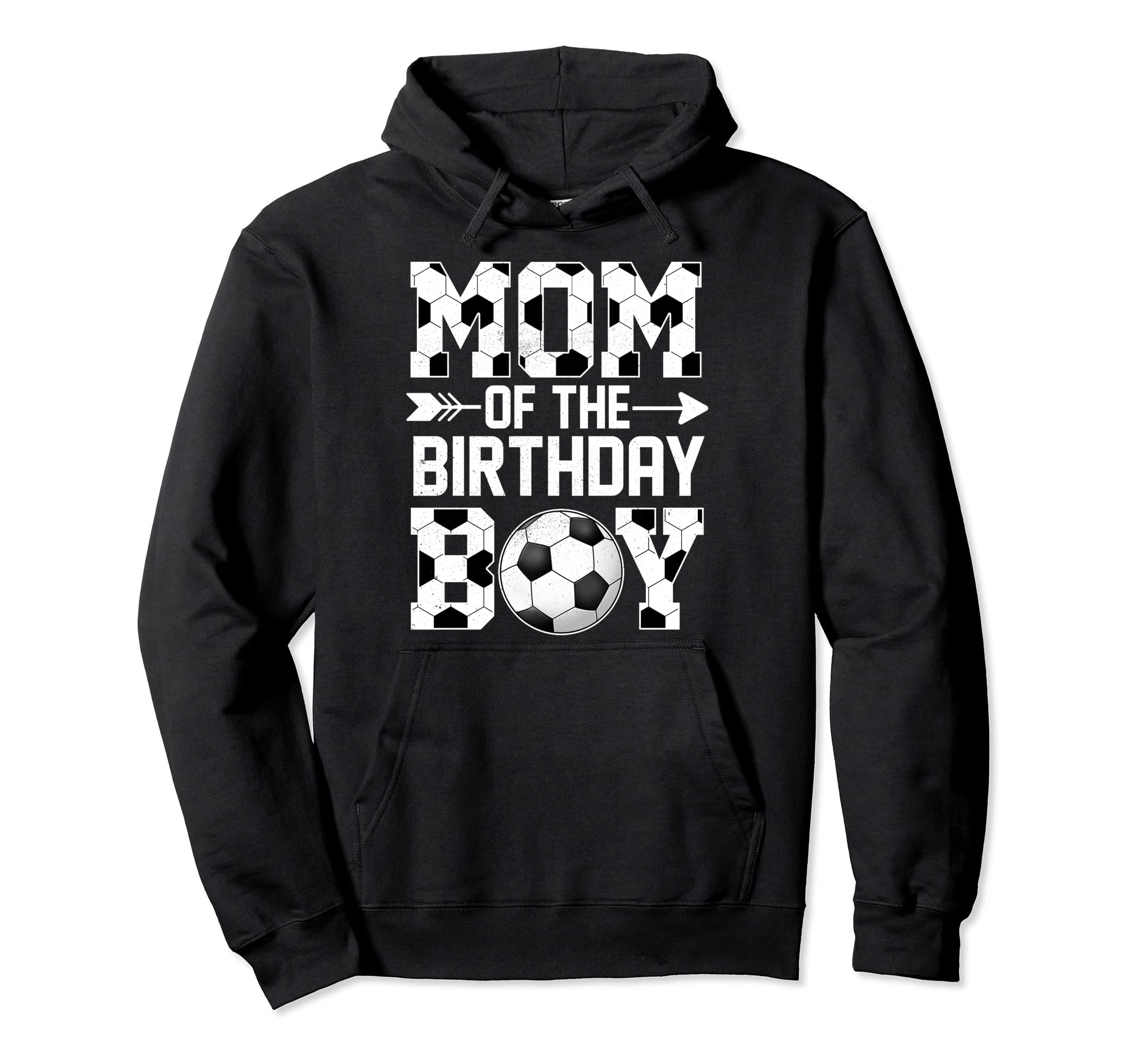 Mom Birthday Soccer Mother Mama Ball Hoodie - Fun Novelty Design Men Women - T-Shirt, Sweatshirt, Hoodie