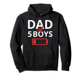 Funny Fathers Day Tired Dad 5 Low Hoodie - Trendy Graphic Men Women - T-Shirt, Sweatshirt, Hoodie