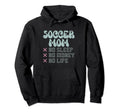 Soccer Mom No Sleep No Money No Life Hoodie - Trendy Graphic for Adults - T-Shirt, Sweatshirt, Hoodie