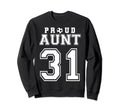 Number 31 Custom Proud Soccer Sweatshirt - Unique Graphic for Adults - T-Shirt, Sweatshirt, Hoodie