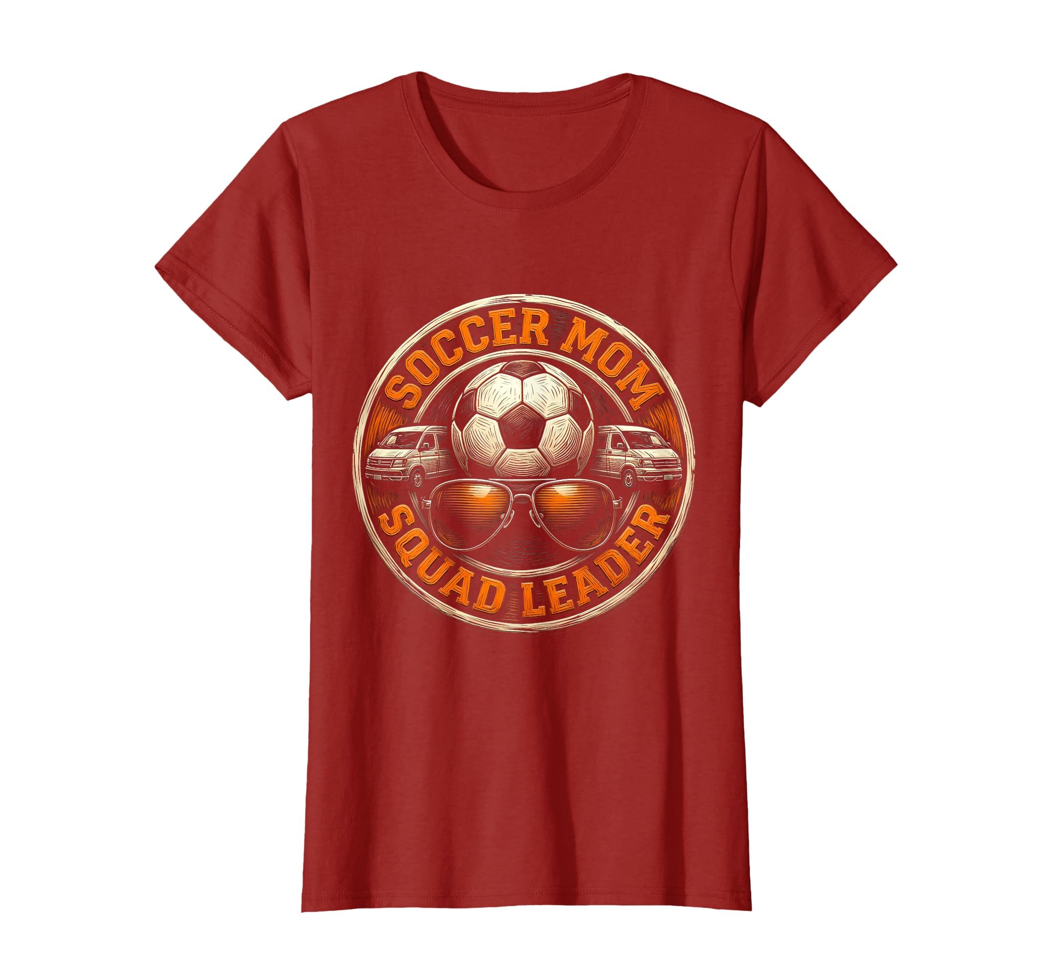 Soccer Mom Squad Leader Funny T-Shirt - Aesthetic Graphic Unisex - T-Shirt, Sweatshirt, Hoodie
