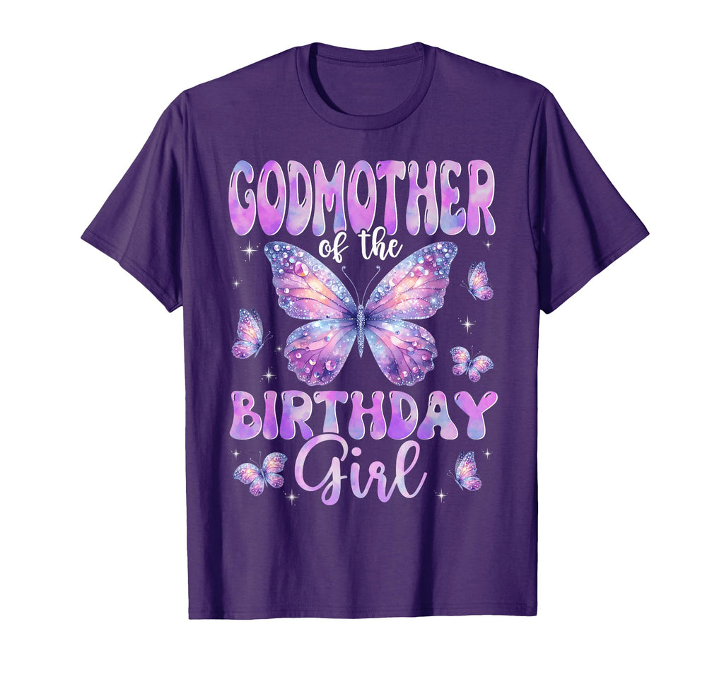 Godmother Birthday Butterfly Family T-Shirt - Custom Art Print for Adults - T-Shirt, Sweatshirt, Hoodie