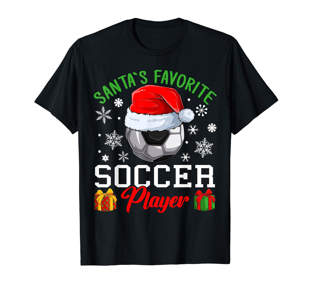 Soccer Santa S Favorite Soccer Player T-Shirt - Trendy Graphic Unisex - T-Shirt, Sweatshirt, Hoodie