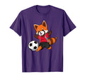 Pixelbull Red Panda Soccer Hoodie - Streetwear Style Unisex - T-Shirt, Sweatshirt, Hoodie