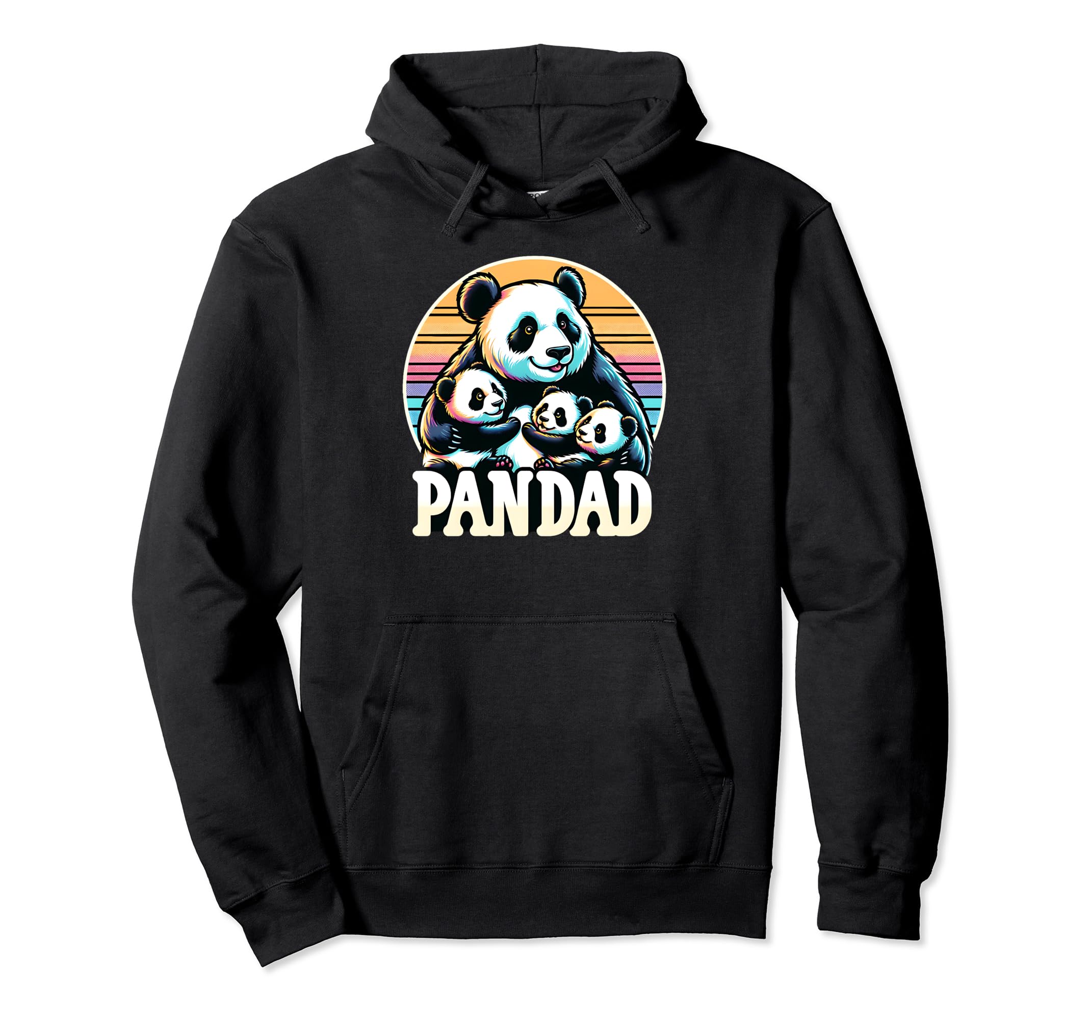 Panda Bear Father Pandad Panda Bears Hoodie - Casual Everyday Wear Unisex - T-Shirt, Sweatshirt, Hoodie