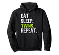 Eat Sleep Twins Repeat Mom Dad Funny Hoodie - Graphic Print Unisex - T-Shirt, Sweatshirt, Hoodie