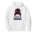 Mom Life Soccer Baseball Game Day Messy Hoodie - Unique Graphic Men Women - T-Shirt, Sweatshirt, Hoodie