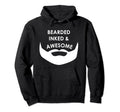 Bearded Inked Awesome Hoodie - Aesthetic Graphic Men Women - T-Shirt, Sweatshirt, Hoodie