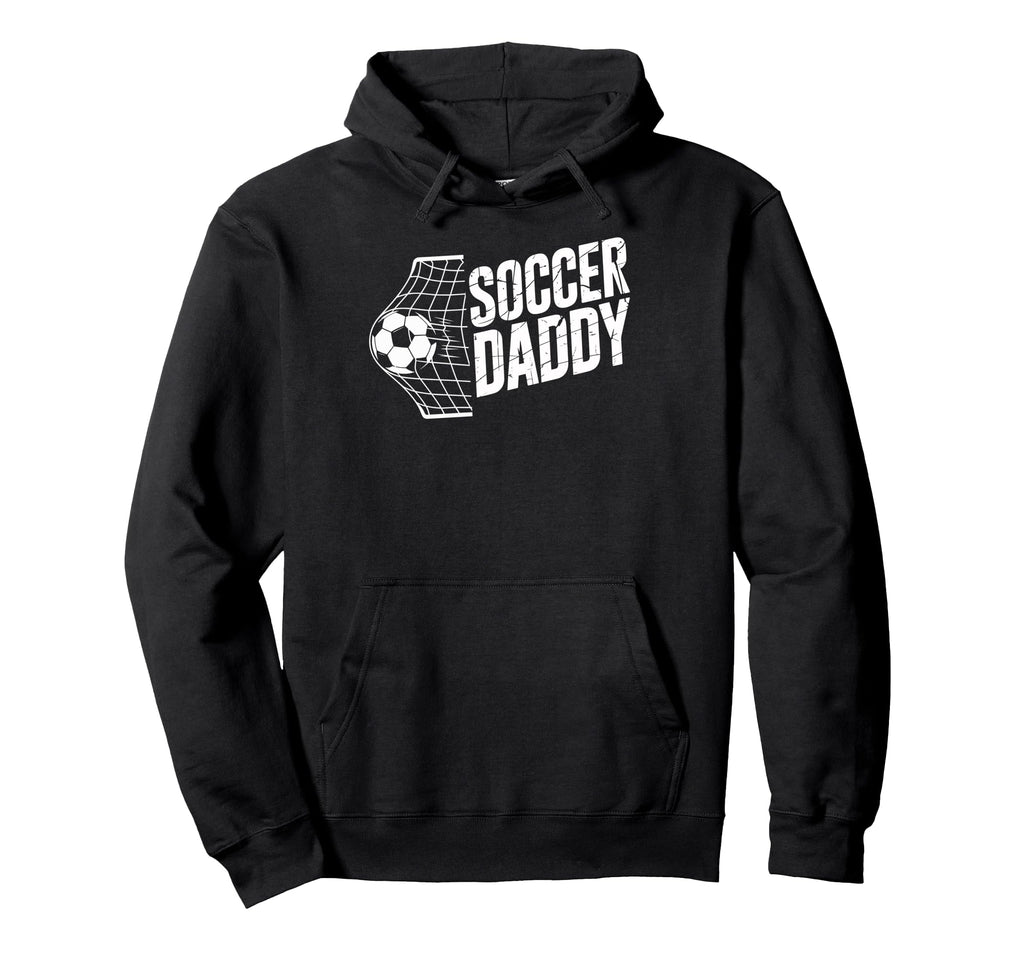 Vintrage Soccer Daddy Ball And Net Hoodie - Trendy Graphic for Adults - T-Shirt, Sweatshirt, Hoodie