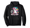 Unicorn Soccer Goalie Player Kickin Hoodie - Fun Novelty Design Men Women - T-Shirt, Sweatshirt, Hoodie