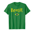 Brazilian Flag Brazil Souvenir And Brasil T-Shirt - Minimalist Print Unisex - T-Shirt, Sweatshirt, Hoodie