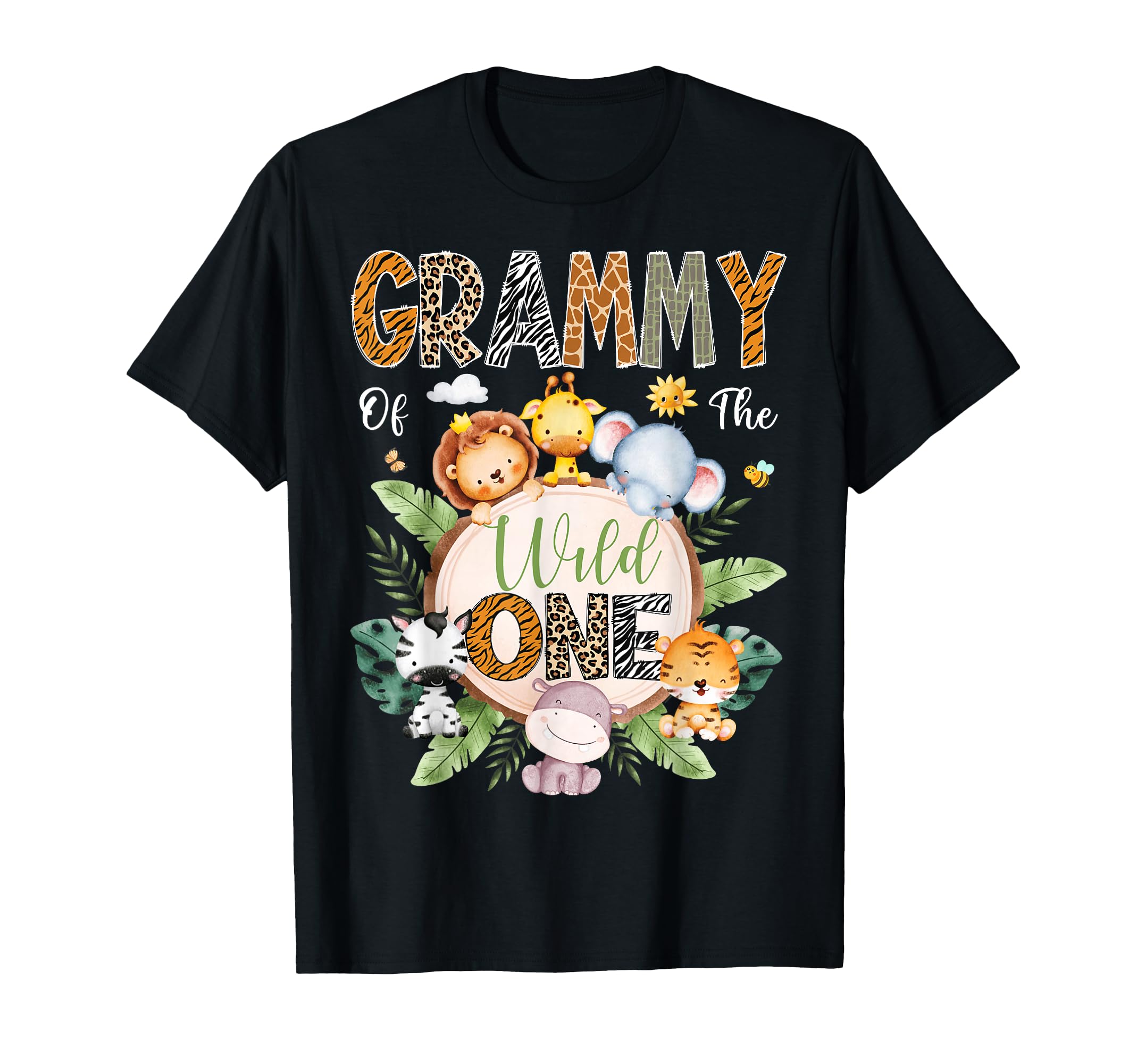 Grammy Wild One 1St Birthday Safari T-Shirt - Fun Novelty Design Men Women - T-Shirt, Sweatshirt, Hoodie