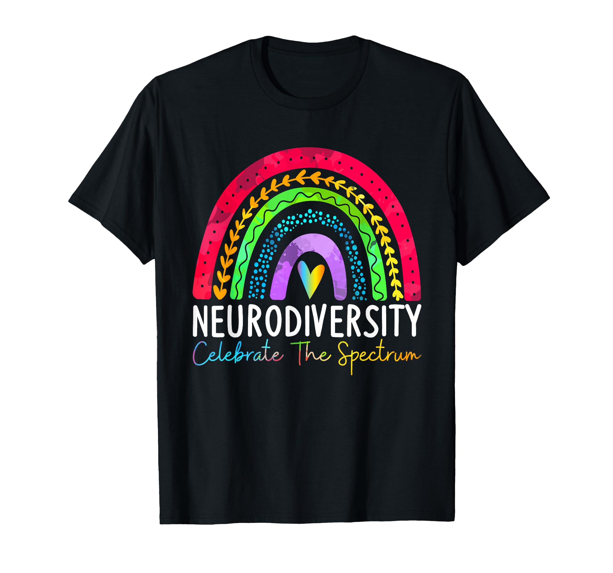 Neurodiversity Autism Spectrum Asd Adhd T-Shirt - Trendy Graphic Men Women - T-Shirt, Sweatshirt, Hoodie