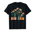 New Big Bro Wildflower First Birthday T-Shirt - Unique Graphic Men Women - T-Shirt, Sweatshirt, Hoodie