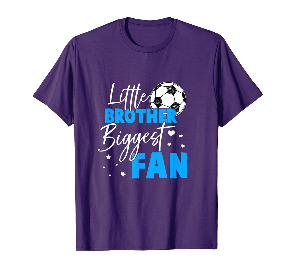 Soccer Little Brother Biggest Fan T-Shirt - Casual Everyday Wear Unisex - T-Shirt, Sweatshirt, Hoodie