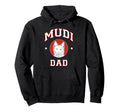 Mudi Dad Dog Father Hoodie - Minimalist Print Unisex - T-Shirt, Sweatshirt, Hoodie