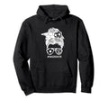 Soccer Sister Messy Bun Hair Soccer Hoodie - Graphic Print Men Women - T-Shirt, Sweatshirt, Hoodie