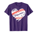 Baseball Heart Baseball Mawmaw T-Shirt - Fun Novelty Design for Adults - T-Shirt, Sweatshirt, Hoodie