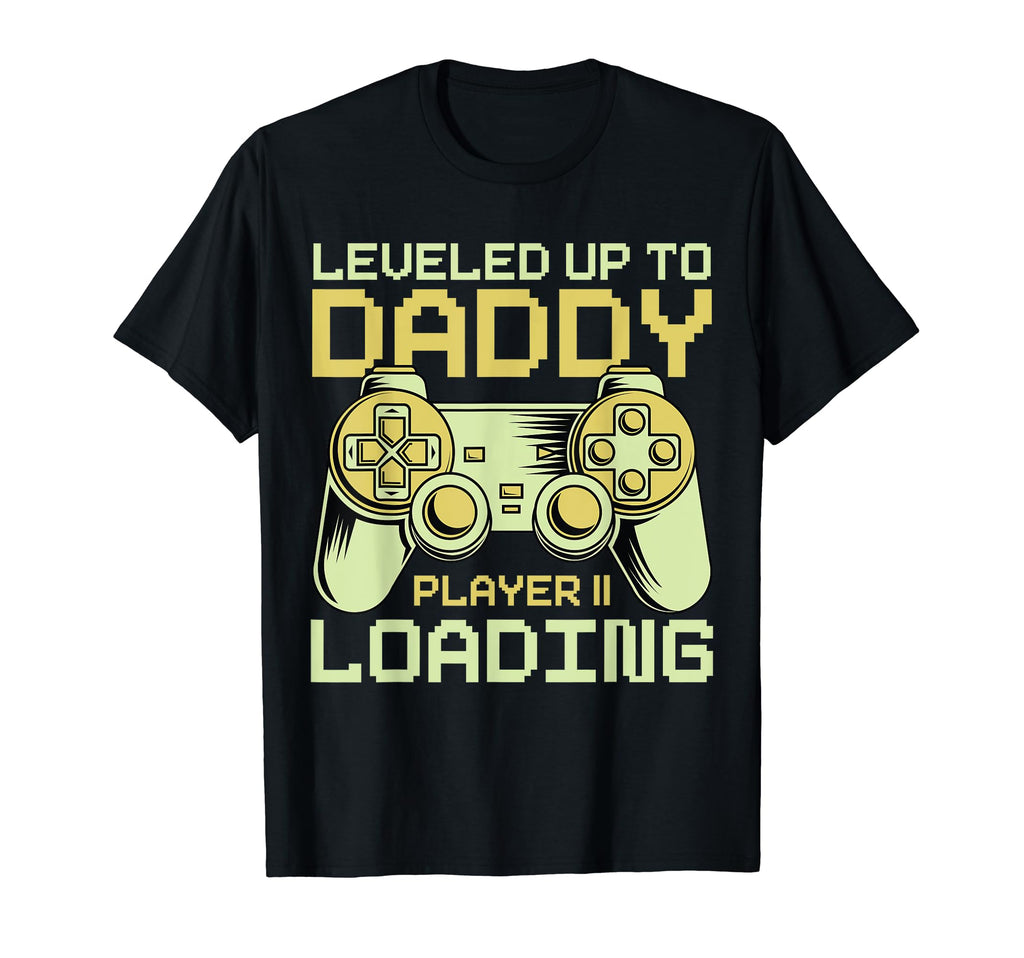 Leveled Up To Daddy Player 2 Loading T-Shirt - Custom Art Print for Adults - T-Shirt, Sweatshirt, Hoodie