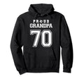Number 70 Custom Proud Soccer Futbol Hoodie - Trendy Graphic for Adults - T-Shirt, Sweatshirt, Hoodie