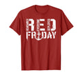 Red Friday Anchor Military Supportive T-Shirt - Novelty Apparel for Adults - T-Shirt, Sweatshirt, Hoodie