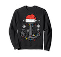 Anchor Santa Boat Sailing Captain Sweatshirt - Fun Novelty Design Unisex - T-Shirt, Sweatshirt, Hoodie