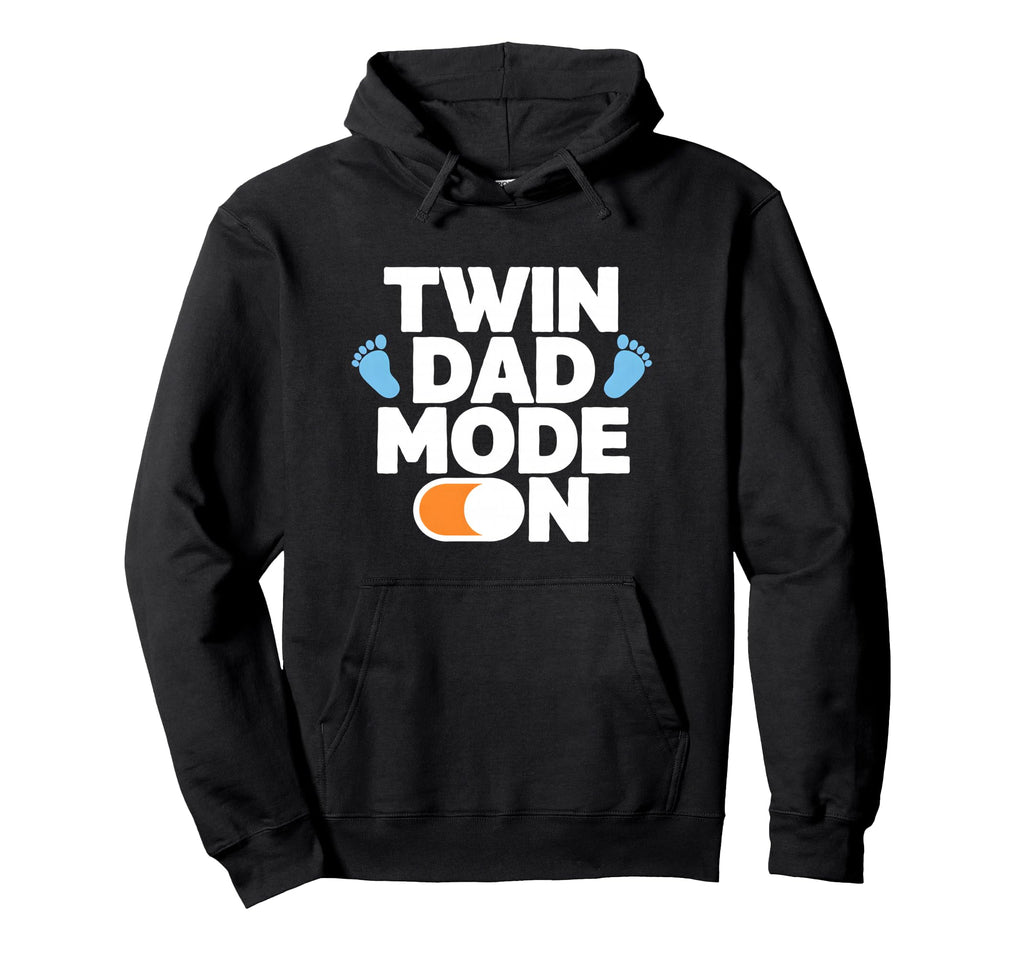 Twin Dad Mode Father Hoodie - Graphic Print Unisex - T-Shirt, Sweatshirt, Hoodie